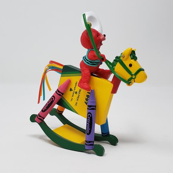 1997 Hallmark Bright Rocking Colors Crayola Crayon #9 Keepsake Holiday Ornament - Picture 5 of 8